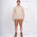 Nine Worths 1172-XL Chuck Μπλούζα Εργασίας Πόλο Καμελ NoXL