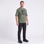 Nine Worths 1301-XL Hardy Μπλούζα Κοντομάνικη Εργασίας Χακί NoXL