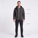 Nine Worths 1422-XXL Phoenix Μπουφάν Εργασίας Softshell Ανθρακί NoXXL