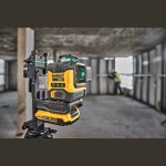 Dewat DCLE34031D1 Λείζερ Αυτορυθμιζόμενο Γραμμικό Αλφάδι 18V 3X360° Πράσινο Εργαλεία Χειρός