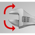 Unior 616849 Μονωμένο Γαλλικό Κλειδί Κλειδιά Υδραυλικών