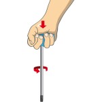 Unior 607170 Κλειδί Allen Με Λαβή Ταφ 10mm 