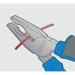 Unior 607872 Πένσα Γενικής Χρήσης Με Χειρολαβή Βαρέως Τύπου Δυο Συστατικών 200mm 