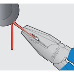Unior 607872 Πένσα Γενικής Χρήσης Με Χειρολαβή Βαρέως Τύπου Δυο Συστατικών 200mm 