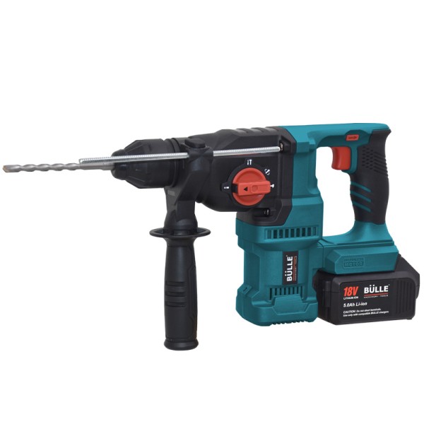 BULLE: ΠΙΣΤΟΛΕΤΟ ΜΑΠΑΤΑΡΙΑΣ (BRUSHLESS) 18V SDS-PLUS, 4 ΛΕΙΤΟΥΡΓΙΩΝ ΜΕ 2 ΜΠΑΤΑΡΙΕΣ 5Ah BULLE: ΠΙΣΤΟΛΕΤΟ ΜΑΠΑΤΑΡΙΑΣ (BRUSHLESS) 18V SDS-PLUS, 4 ΛΕΙΤΟΥΡΓΙΩΝ ΜΕ 2 ΜΠΑΤΑΡΙΕΣ 5Ah