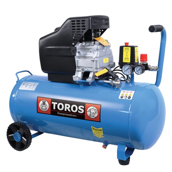 TOROS: ΑΕΡΟΣΥΜΠΙΕΣΤΗΣ 50LT/2,5HP ΜΟΝΟΜΠΛΟΚ 