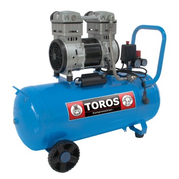 TOROS: ΑΕΡΟΣΥΜΠΙΕΣΤΗΣ 50LT/2,0HP OILFREE SILENT 