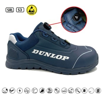 ΠΑΠΟΥΤΣΙΑ DUNLOP MATT ΜΠΛΕ NAVY S3 ΜΕΓ.42 
