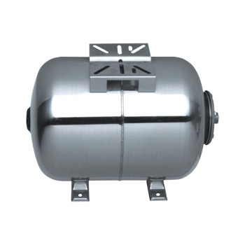 KRAFT: ΔΟΧΕΙΟ ΟΡΙΖΟΝΤΙΟ 20L ΙΝΟΧ - 8 BAR -1'' 