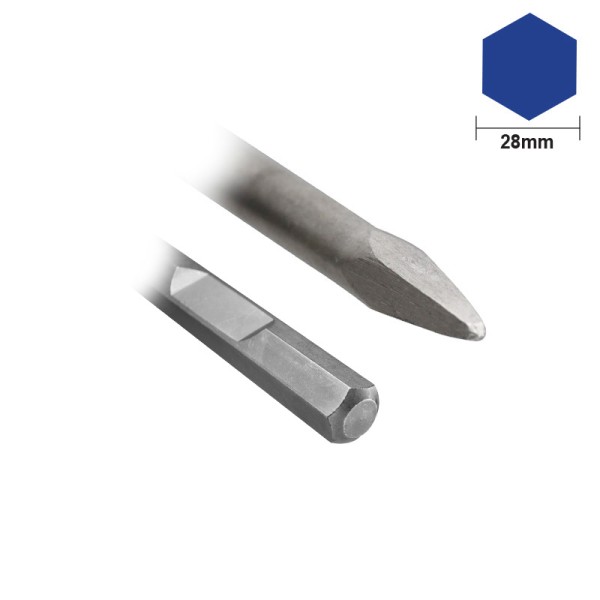 BULLE: ΒΕΛΟΝΙ HEX 28x410mm ΗΛΕΚΤΡΙΚΑ ΕΡΓΑΛΕΙΑ