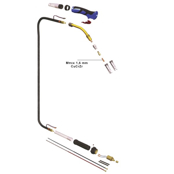 ΑΚΡΟΦΥΣΙΟ (ΜΠΕΚ) CuCrZr  - D1.6mm 