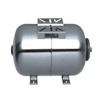 KRAFT: ΔΟΧΕΙΟ ΟΡΙΖΟΝΤΙΟ 50L INOX - 8 BAR - 1'' 
