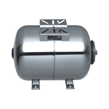 KRAFT: ΔΟΧΕΙΟ ΟΡΙΖΟΝΤΙΟ 50L INOX - 8 BAR - 1'' 