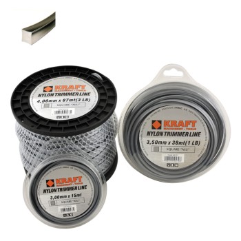 KRAFT: ΜΕΣΙΝΕΖΑ - ΝΗΜΑ ΚΟΠΗΣ ΤΕΤΡΑΓΩΝΗ ΑΛΟΥΜΙΝΙΟΥ SQUARE  Κήπος - Αγρός