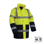 VIZWELL: ΜΠΟΥΦΑΝ ΥΨΗΛΗΣ ΔΙΑΚΡΙΤΙΚΟΤΗΤΑΣ HAMBURG - ΚΙΤΡΙΝΟ - EN 471 3/2 & EN 343 3/1 - ΜΕΓΕΘΟΣ L Είδη Προστασίας