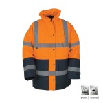 VIZWELL: ΜΠΟΥΦΑΝ ΥΨΗΛΗΣ ΔΙΑΚΡΙΤΙΚΟΤΗΤΑΣ HAMBURG - ΠΟΡΤΟΚΑΛΙ - EN 471 3/2 & EN 343 3/1 - ΜΕΓΕΘΟΣ 2XL Είδη Προστασίας