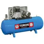 TOROS: ΑΕΡΟΣΥΜΠΙΕΣΤΗΣ ΜΕ ΙΜΑΝΤΑ 500LIT/7,5HP 400V ΥΨΗΛΗΣ ΠΙΕΣΗΣ 15 BAR Ηλεκτρικά Εργαλεία