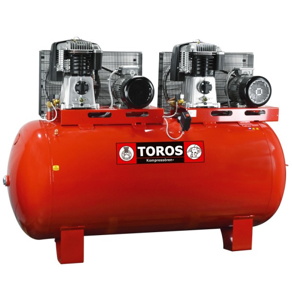 TOROS: ΑΕΡΟΣΥΜΠΙΕΣΤΗΣ ME 2 ΚΕΦΑΛΕΣ ΜΕ ΙΜΑΝΤΑ 900LIT/20HP-(10+10)HP ΜΕ ΠΙΝΑΚΑ Υ/Δ Ηλεκτρικά Εργαλεία