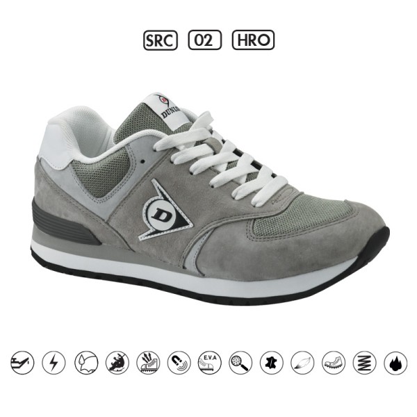 DUNLOP: ΠΑΠΟΥΤΣΙΑ FLYING WING LINE OCCUPATIONAL ΓΚΡΙ ΜΕΓΕΘΟΣ 46 Είδη Προστασίας