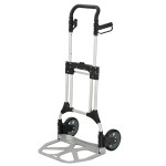 EXPRESS: ΚΑΡΟΤΣΙ ΜΕΤΑΦΟΡΑΣ ΠΤΥΣΣΟΜΕΝΟ ΑΛΟΥΜΙΝΙΟΥ200 KG - 2 ΤΡΟΧΟΙ TPR Φ 200 mm Σιδηρικά - Βιομηχανικά