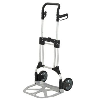 EXPRESS: ΚΑΡΟΤΣΙ ΜΕΤΑΦΟΡΑΣ ΠΤΥΣΣΟΜΕΝΟ ΑΛΟΥΜΙΝΙΟΥ200 KG - 2 ΤΡΟΧΟΙ TPR Φ 200 mm Σιδηρικά - Βιομηχανικά