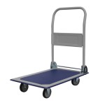 EXPRESS: ΠΛΑΤΦΟΡΜΑ ΜΕΤΑΛΛΙΚΗ 150 KG - 735Χ475 - 4 ΤΡΟΧΟΙ TPR Φ 100 mm Σιδηρικά - Βιομηχανικά