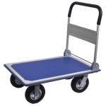 EXPRESS: ΠΛΑΤΦΟΡΜΑ ΜΕΤΑΛΛΙΚΗ HEAVY DUTY 350 KG - 915Χ615 - 4 ΤΡΟΧΟΙ TPR Φ 220 mm Σιδηρικά - Βιομηχανικά