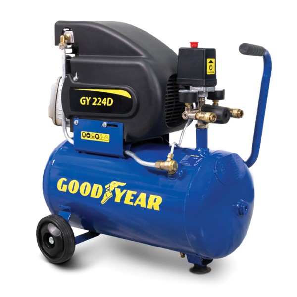 GY 224D: ΑΕΡΟΣΥΜΠΙΕΣΤΗΣ 24LT/2HP ΜΟΝΟΜΠΛΟΚ Ηλεκτρικά Εργαλεία