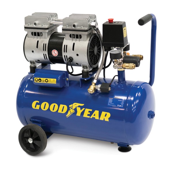 GY 251OF: ΑΕΡΟΣΥΜΠΙΕΣΤΗΣ 24LT/1HP OILFREE ΧΑΜ. ΘΟΡΥΒΟΥ Ηλεκτρικά Εργαλεία