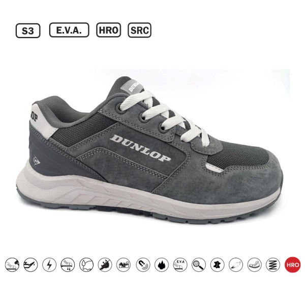 ΠΑΠΟΥΤΣΙΑ DUNLOP STORM ΓΚΡΙ S3 ΜΕΓ.46 Είδη Προστασίας